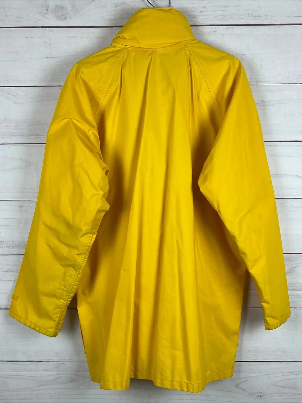 Vintage LL Bean Jacket Mens Extra Large XL Yellow Raincoat Gore Tex USA Made 80s